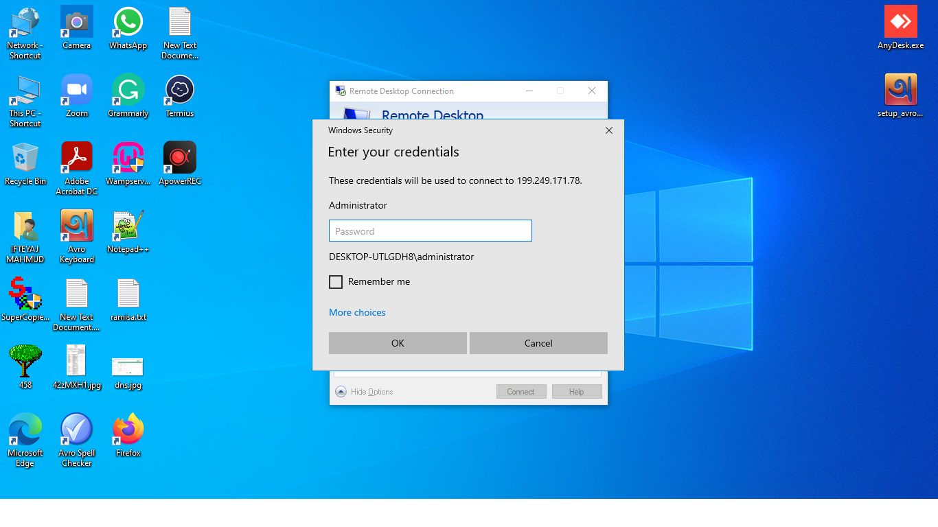 enter-your-password-in-to-remote-desktop-connection