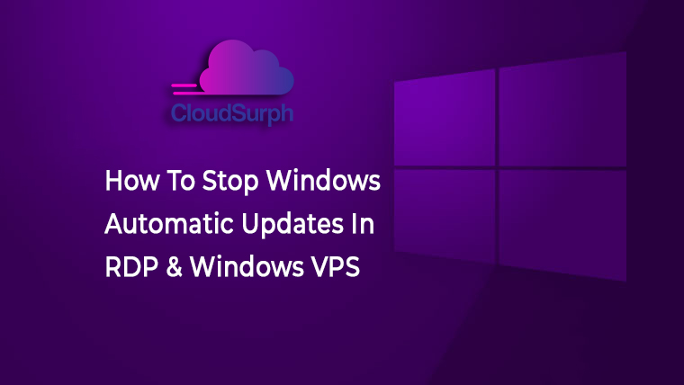 How to Stop Windows Automatic Updates in RDP